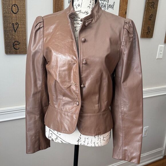High Sierra Jackets & Blazers - High Sierra Cocoa Brown Leather Jacket